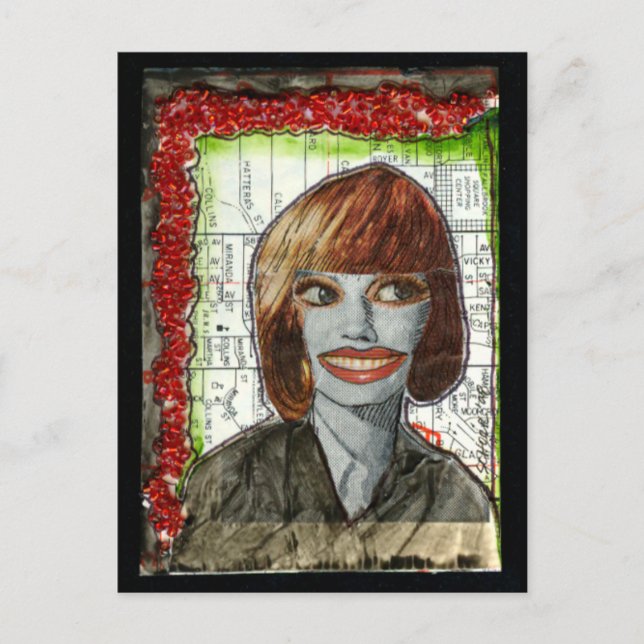 Cartão Postal Cartão-postal Glamourous (Frente)