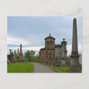 Cartão Postal Cartão-postal Glasgow Necropolis