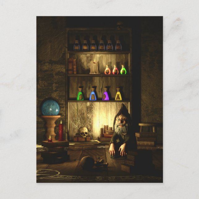 Cartão Postal Cartão-postal Gnomo Magus (Frente)