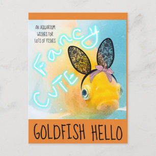 Cartão Postal Cartão-postal Goldfish