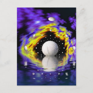 Cartão Postal Cartão-postal Golf Fantasy