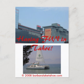 Cartão Postal Cartão-postal Golf Tahoe "Golfing in Tahoe Collect