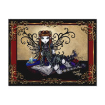 Cartão-postal Gótico "Paciência"