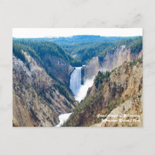 Cartão Postal Cartão-postal Grand Canyon de Yellowstone