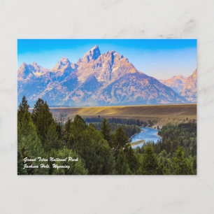 Cartão Postal Cartão-postal Grand Teton