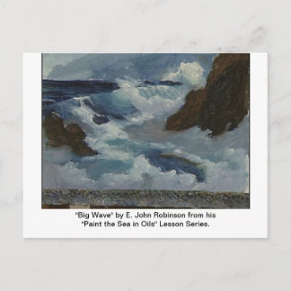 Cartão Postal Cartão-postal "Grande Onda"