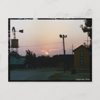 Cartão Postal Cartão-postal Grapevine Sunrise