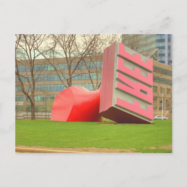 Cartão Postal Cartão-postal gratuito de Carimbo de Cleveland Ohi (Frente)