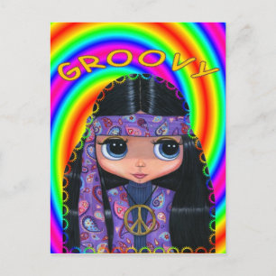 Cartão Postal Cartão-postal Groovy