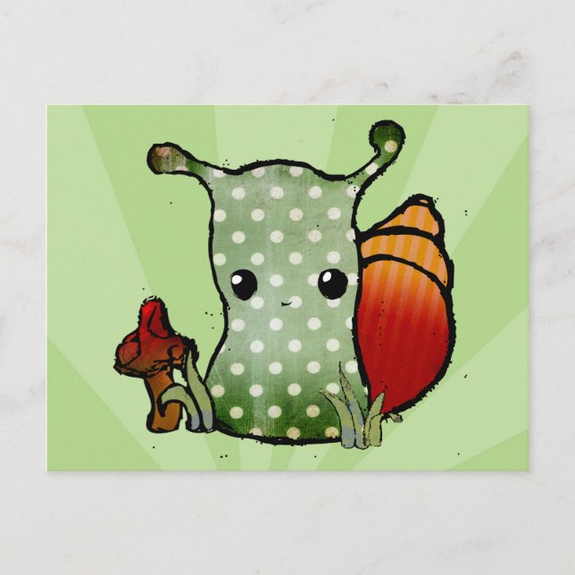 Cartão Postal Cartão-postal Grungy Snail (Frente)