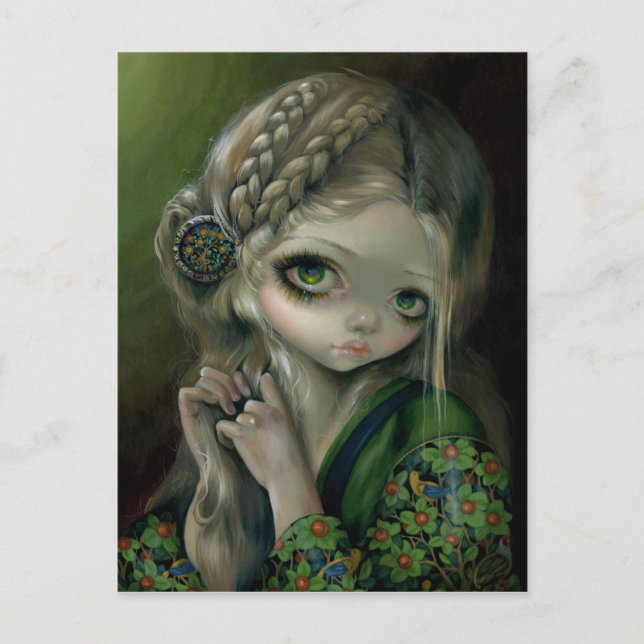 Cartão Postal Cartão-postal "Guinevere Tinha Olhos Verdes" (Frente)