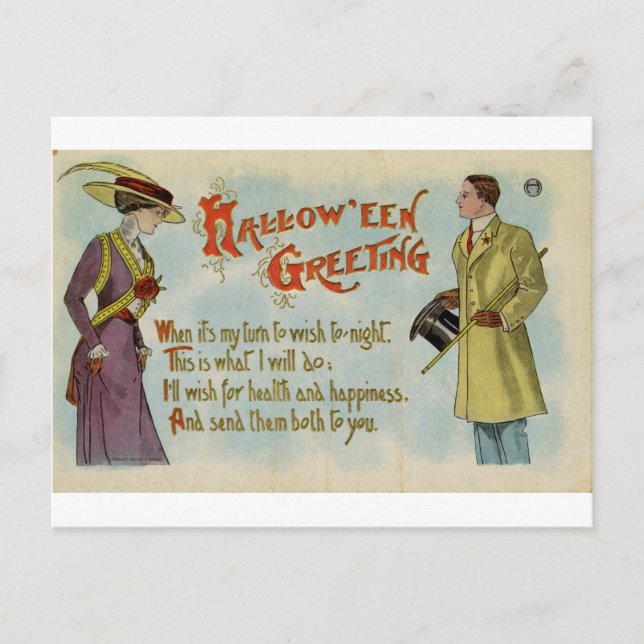 Cartão Postal Cartão-postal Halloween (Frente)
