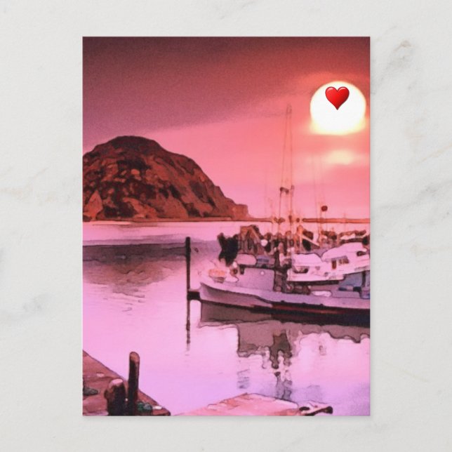 Cartão Postal Cartão-postal Harbor Hues (Frente)