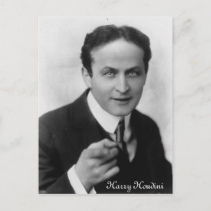 Cartão Postal Cartão-postal Harry Houdini