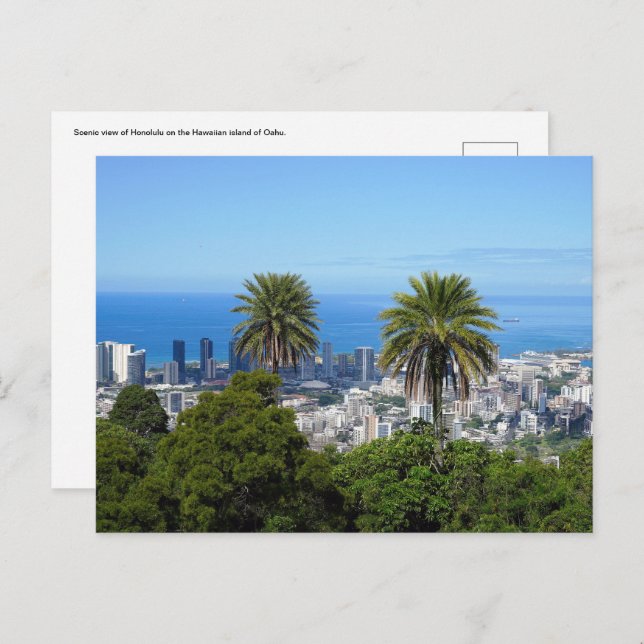 Cartão Postal Cartão-postal havaiano (Frente/Verso)