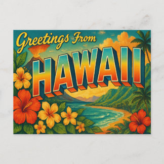 Cartão Postal Cartão-postal Hawaii