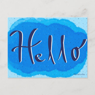 Cartão Postal Cartão-postal Hello