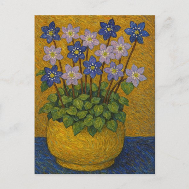 Cartão Postal Cartão-postal Hepatica (Frente)