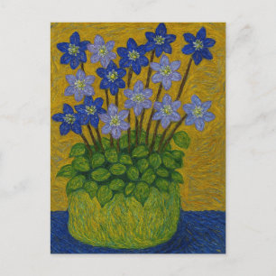 Cartão Postal Cartão-postal Hepatica