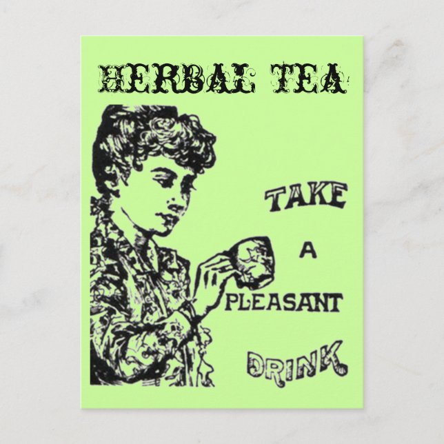 Cartão Postal Cartão-postal Herbal Tea (Frente)