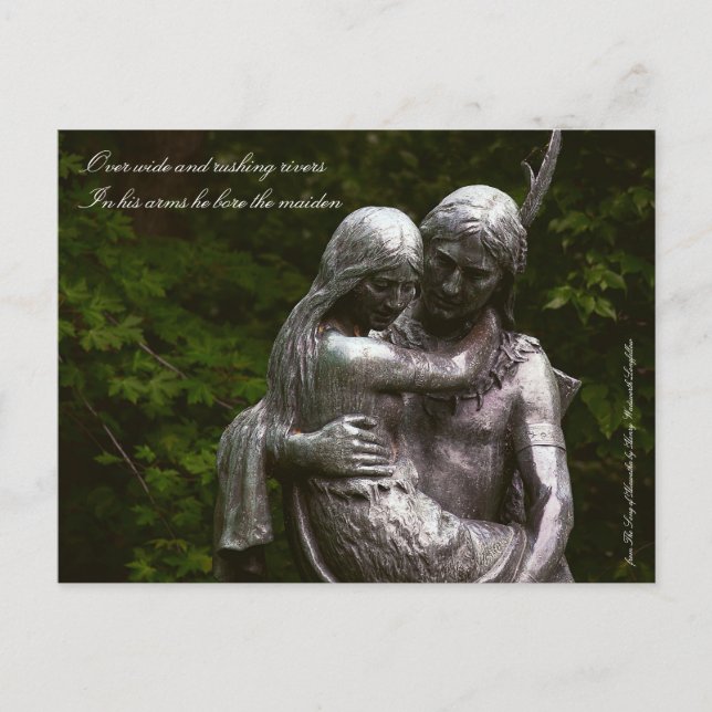 Cartão Postal Cartão-postal Hiawatha e Minnehaha (Frente)