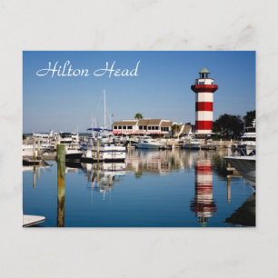 Cartão Postal Cartão-postal Hilton Head, SC Harbour Town Lighth