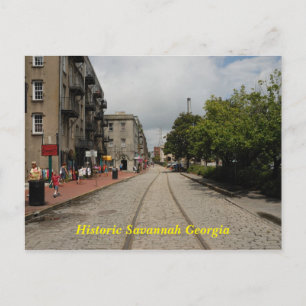 Cartão Postal Cartão-postal histórico Savannah Georgia