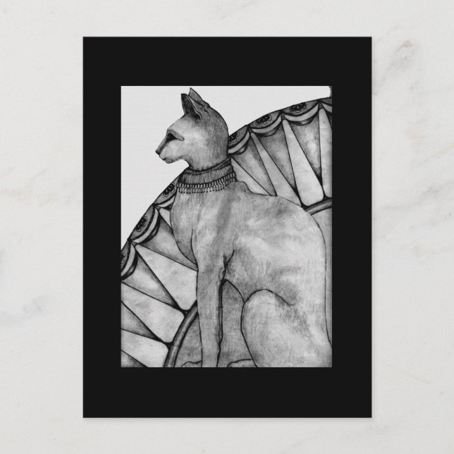 Cartão Postal Cartão-postal Holly Cat (Frente)