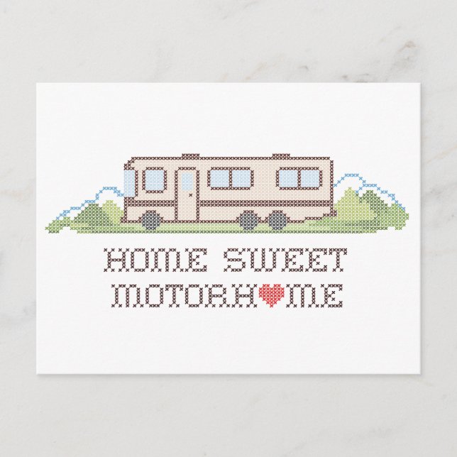 Cartão Postal Cartão-postal - Home Sweet Motor Home (Frente)