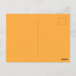 Cartão Postal Cartão-postal Horizontal Daffodil Laranja