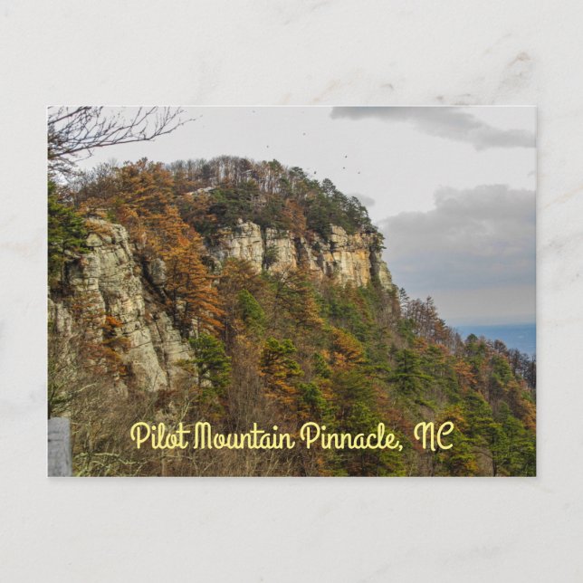 Cartão Postal Cartão-postal Horizontal de outono de Montanha-Pil (Frente)