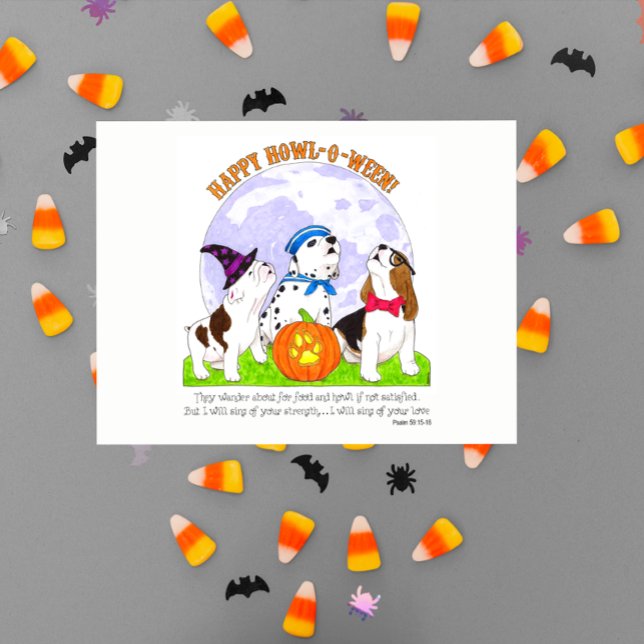 Cartão Postal Cartão-postal Howl-O-Ween (Criador carregado)