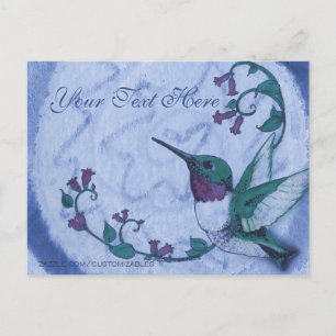 Cartão Postal Cartão-postal Hummingbird