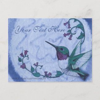Cartão Postal Cartão-postal Hummingbird