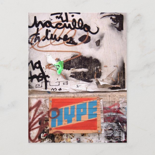 Cartão Postal Cartão-postal Hype (Frente)