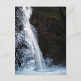 Cartão Postal Cartão-postal Icy Horsetail Falls