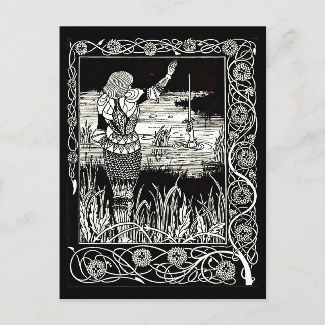 Cartão Postal Cartão-postal-Ilustração-Aubrey Beardsley 34 (Frente)