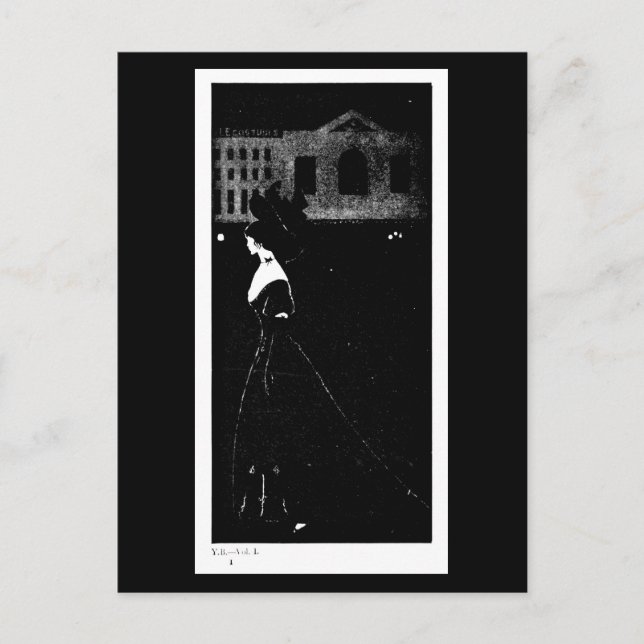 Cartão Postal Cartão-postal-Ilustração-Aubrey Beardsley 39 (Frente)