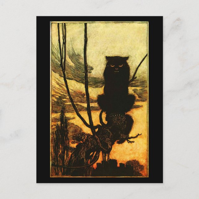 Cartão Postal Cartão-postal-Ilustração-Rackham 26 (Frente)