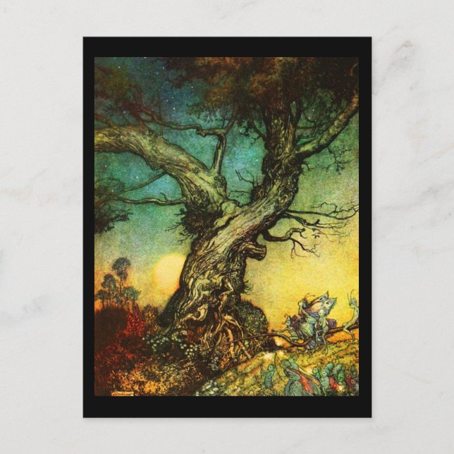 Cartão Postal Cartão-postal-Ilustração-Rackham 30 (Frente)