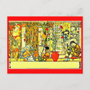 Cartão Postal Cartão-postal-Ilustração-Walter Crane 44