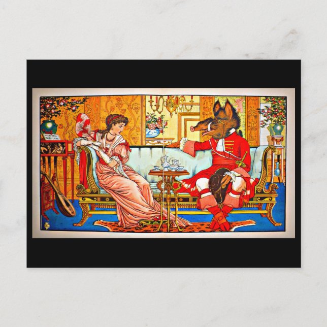 Cartão Postal Cartão-postal-Ilustração-Walter Crane 59 (Frente)