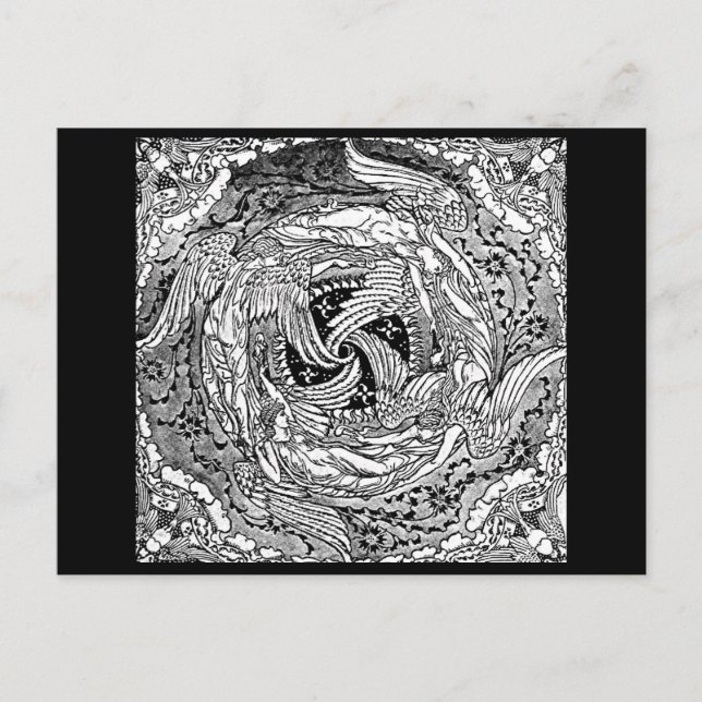 Cartão Postal Cartão-postal-Ilustração-Walter Crane 62 (Frente)