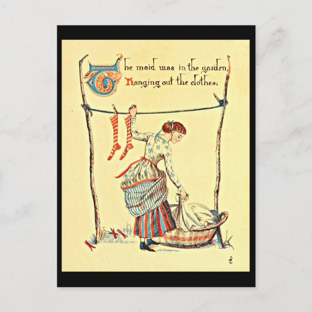 Cartão Postal Cartão-postal-Ilustração-Walter Crane 64 (Frente)