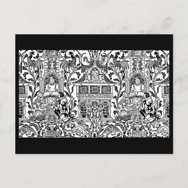 Cartão Postal Cartão-postal-Ilustração-Walter Crane 67 (Frente)