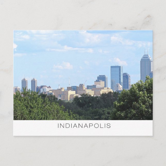 Cartão Postal Cartão-postal Indianapolis Skyline (Frente)