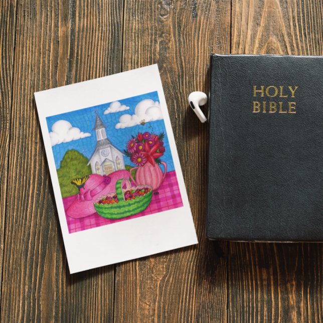 Cartão Postal Cartão-postal Inspirador Picônico da Igreja (Criador carregado)