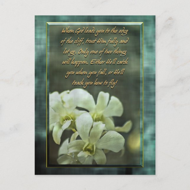 Cartão Postal Cartão-postal Inspirativo (Frente)