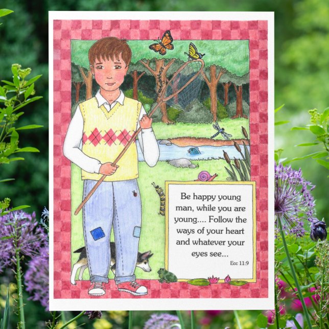 Cartão Postal Cartão-postal Inspirativo para Jovens (Criador carregado)