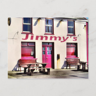 Cartão Postal Cartão-postal irlandês "Pub" do Jimmy